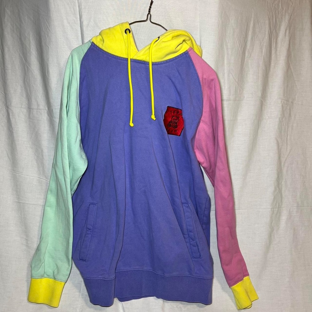 Teddy Fresh Colorblock Hoodie Size XL